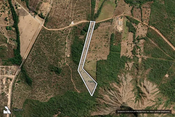 Imagem de satélite de Fazenda Vale do Segredo, Junção de Parte do Lote 02 com Lote 04 (Remanescente), do Loteamento Vão do Lajeado - Lote H em Lajeado - TO