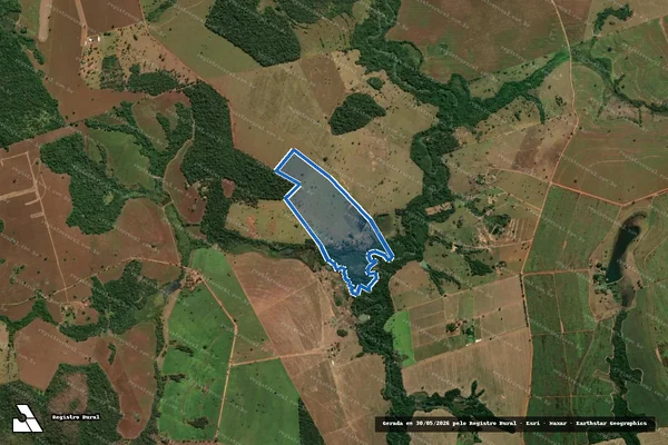 Imagem de satélite de FAZENDA JOSÉ DE LIMA                                                          Natureza da Área:                       Particular - Parte 2 em Avelinópolis - GO