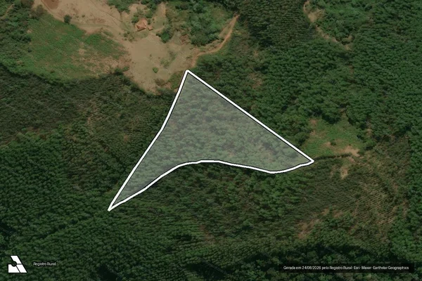 Imagem de satélite de Sitio do Lourenço - Gleba 04 em Silveiras - SP