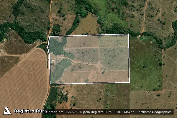 Imagem de satélite de PROJETO DE ASSENTAMENTO RONDON - LOTE 83 / Parcela 1