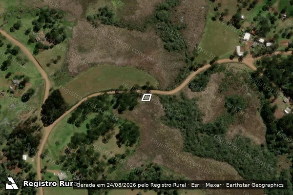 Imagem de satélite de Poço Nossa Senhora de Fátima - Parte 1 em Reserva do Iguaçu - PR
