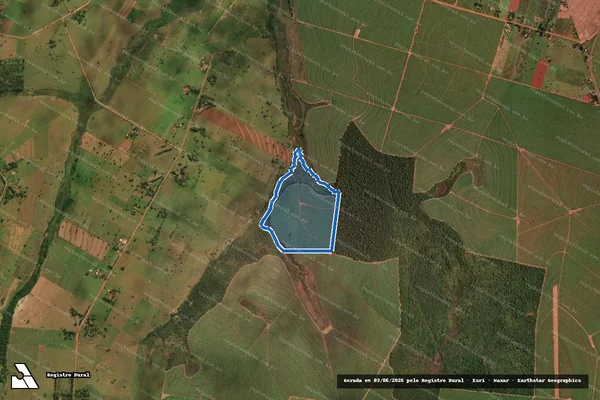 Imagem de satélite de FAZENDA PILAR DA RAÇA II - FAZENDA PILAR DA RAÇA II em Iguatemi - MS