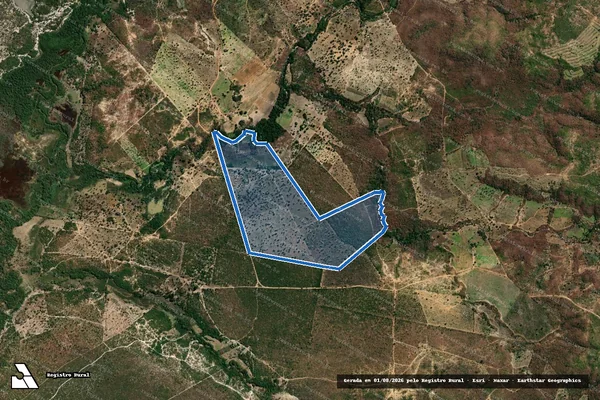 Imagem de satélite de Fazenda Santa Cruz - Gleba 01 em Urucuia - MG