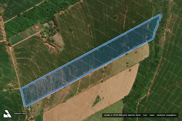 Imagem de satélite de Lote rural n° 9/P - Parcela 1 em Perobal - PR
