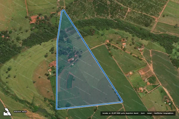 Imagem de satélite de SITIO CANTINHO DO CEU / Parcela 1 em Olímpia - SP