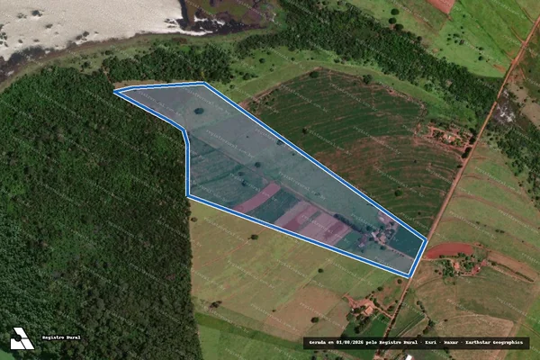 Imagem de satélite de Lote_52 - Projeto de Assentamento Araçá - Lote_52 - Projeto de Assentamento Araçá em Araçatuba - SP