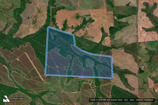 Imagem de satélite de Fazenda Boa Esperança - Parte 1 em Pontalinda - SP