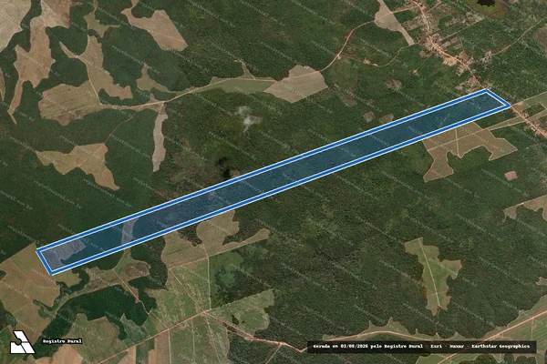Imagem de satélite de ABRIGO DE SÃO FRANCISCO - Parte 2 em Caxias - MA