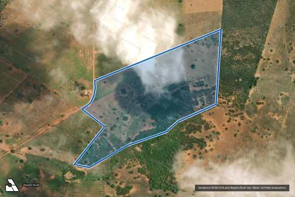 Imagem de satélite de FAZENDA BARATA - Parcela 1 - PARCELA 01 em Ribeira do Pombal - BA