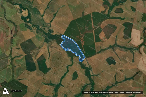 Imagem de satélite de FAZENDA BOM FIM DOS COQUEIROS ?FAZENDA JATOBÁ? - 24.501(B) em União de Minas - MG