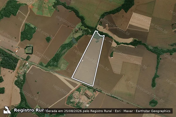 Imagem de satélite de FAZENDA SAO TOMAZ DOURADINHO E CACHOEIRINHA - PARTE 3 em Rio Verde - GO
