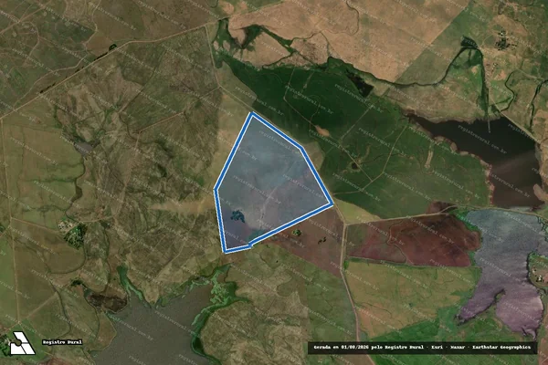 Imagem de satélite de AGROPLANOALTO II - AGROPLANOALTO II em Uruguaiana - RS