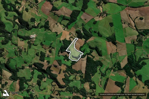 Imagem de satélite de Valmor Trento - Parte 1 em Marau - RS