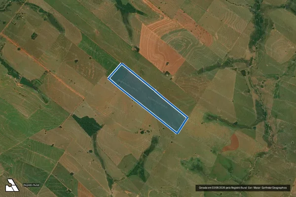 Imagem de satélite de SITIO SÃO LUIZ - SITIO SÃO LUIZ em Santo Anastácio - SP