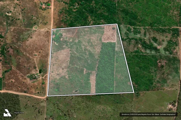 Imagem de satélite de LOTE 245 CHÁCARA BOM SOSSEGO - LOTE 245 CHÁCARA BOM SOSSEGO em Pau D'Arco - PA