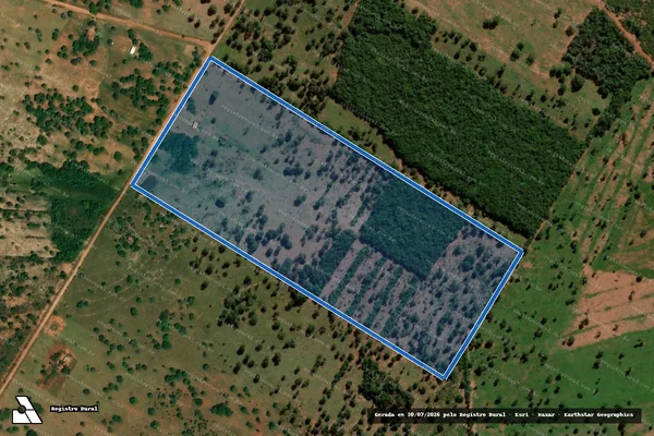 Imagem de satélite de PROJETO DE ASSENTAMENTO SÃO MANOEL - Lote 05 em Anastácio - MS