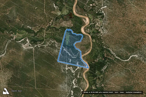 Imagem de satélite de FAZENDA SUMIDOURO - Gleba 03 em Chapada Gaúcha - MG