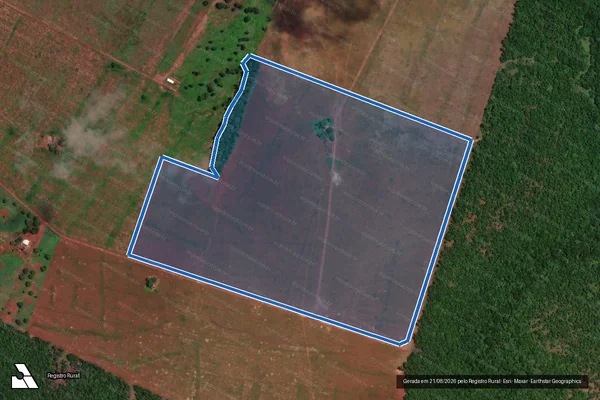 Imagem de satélite de PROJETO DE ASSENTAMENTO PAULO GOMES DA SILVA FILHO / Lote 09 - Lote 09 em Porangatu - GO