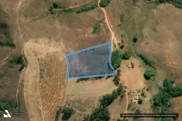 Imagem de satélite de SITIO ENGENHO  - Parte 1 em Santa Rita de Ibitipoca - MG