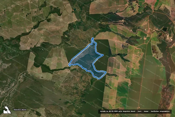 Imagem de satélite de Fazenda Bica D  Água I - Parte 2 em Itiquira - MT