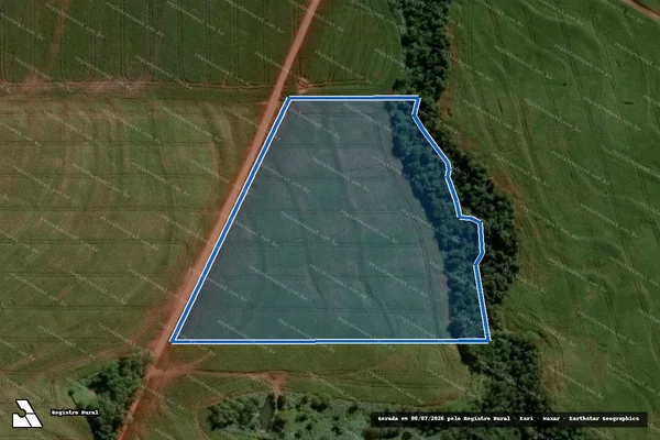 Imagem de satélite de Lote de Terra n° 02, Gleba n° 18, 4° Parte da Colônia Goioerê - Parte 02 em Mariluz - PR