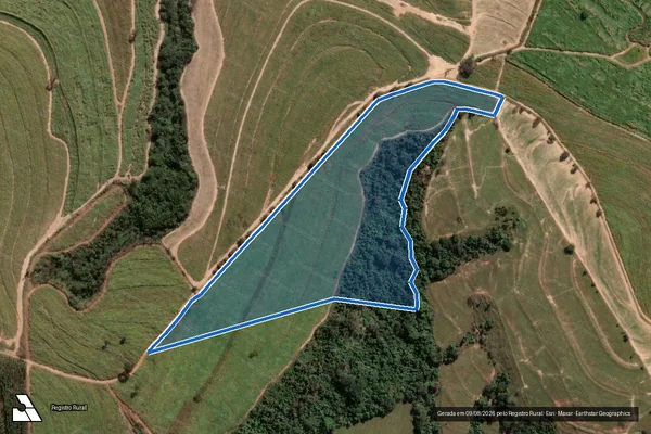 Imagem de satélite de Fazenda Recanto - Gleba 1A-B3 em Santa Rosa de Viterbo - SP