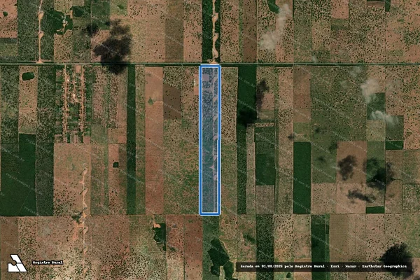 Imagem de satélite de Lote 24 VGB - Parte 1 em Serra do Mel - RN