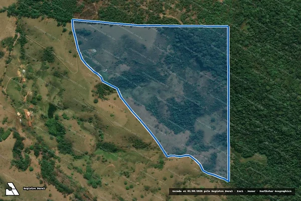 Imagem de satélite de FAZENDA RECANTO - Gleba 07 em Juiz de Fora - MG