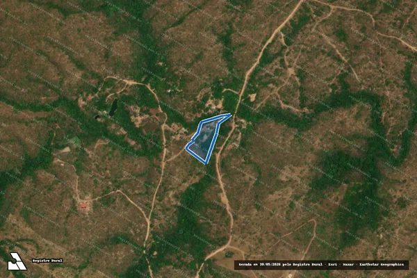 Imagem de satélite de SITIO SAO JORGE - Parte 1 em Barra do Garças - MT