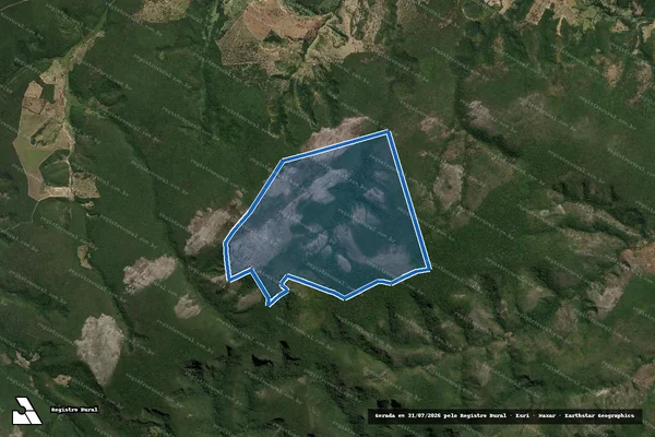 Imagem de satélite de FAZENDA SOSSEGO - Parte 2 em Jequitinhonha - MG