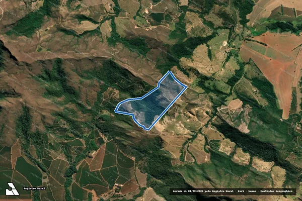 Imagem de satélite de Fazenda São José - Parcela 1 em Ilicínea - MG