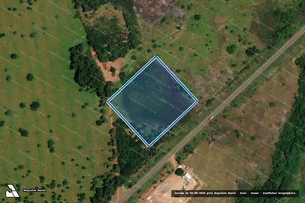 Imagem de satélite de FAZENDA LAMBARI - PARCELA 08 em Monte Carmelo - MG