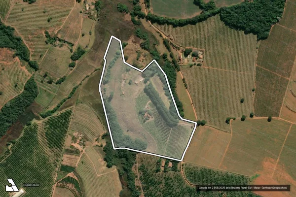 Imagem de satélite de FAZENDA SÃO LOURENÇO - Parte 2 em Campanha - MG