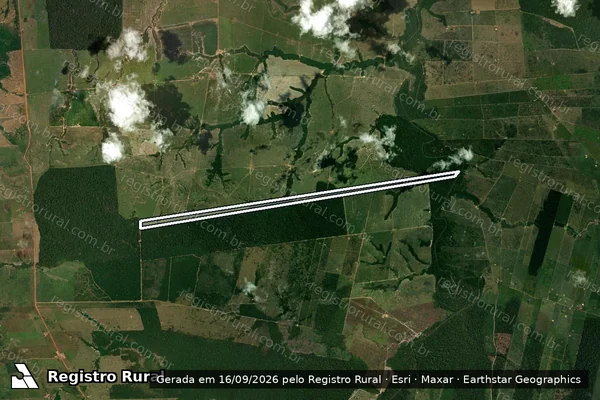 Imagem de satélite de Fazenda Tupi II / Parte II - Gleba Capitão Sílvio - Fig 1