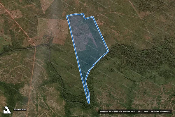 Imagem de satélite de FAZENDA SÃO SEBASTIÃO  - Parte 2 em Riachão - MA