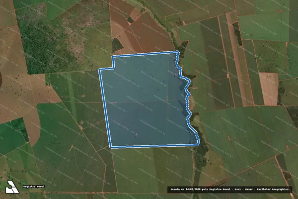 Imagem de satélite de FAZENDA MONTE ALTO - PARTE 1 em Iturama - MG