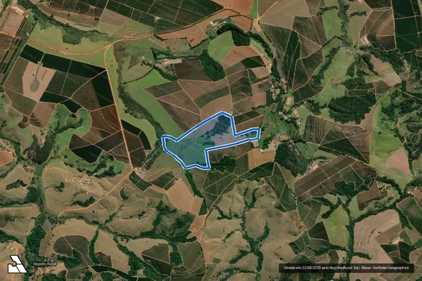 Imagem de satélite de FAZENDA SÃO SEBASTIÃO - GLEBA 10 em Três Pontas - MG