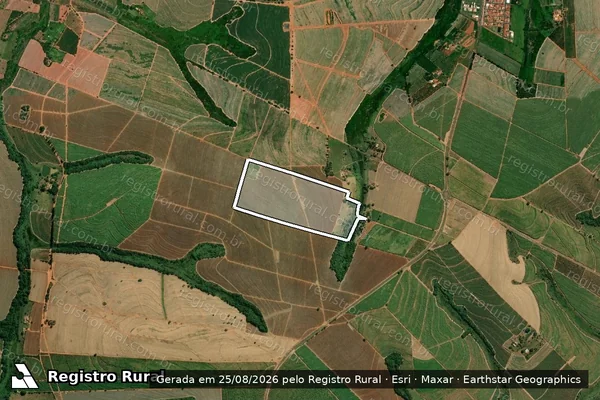 Imagem de satélite de FAZENDA MARINHEIRO - Parcela 1 em Novais - SP