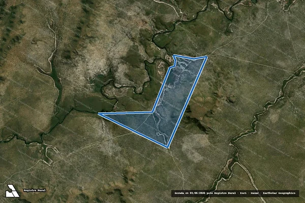 Imagem de satélite de FAZENDA COCHA/GIBAO E FLEIXEIRA em Bonito de Minas - MG