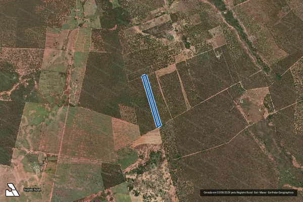 Imagem de satélite de Fazenda São Lourenzo - Parcela 60 em Sebastião Laranjeiras - BA