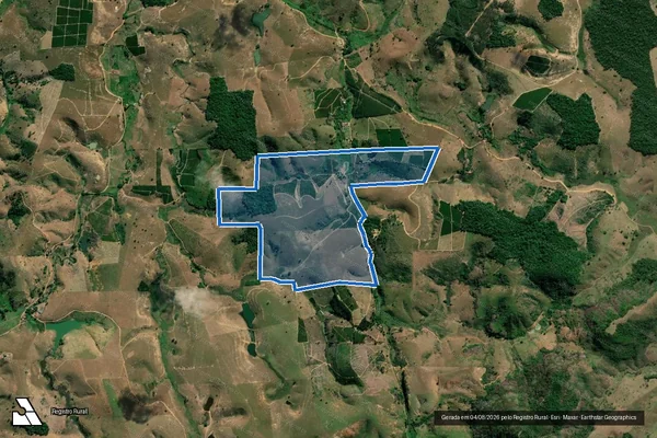 Imagem de satélite de Fazenda Aparecida - Gleba 01 em Linhares - ES