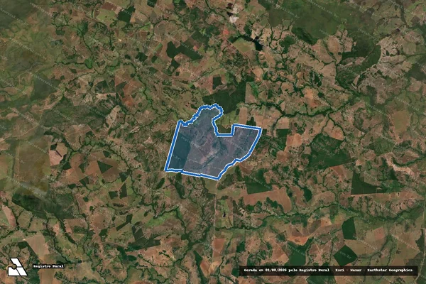 Imagem de satélite de FAZENDA SÃO LOURENÇO DO NORTE DE GOIÁS, DA FAZENDA MUTUM - 001 em Mutunópolis - GO
