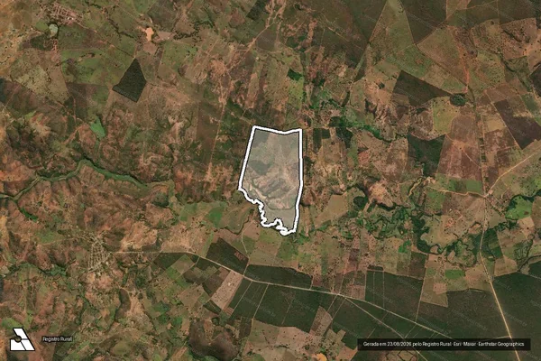 Imagem de satélite de Fazenda Sapê - Parcela 2 em São João da Ponte - MG