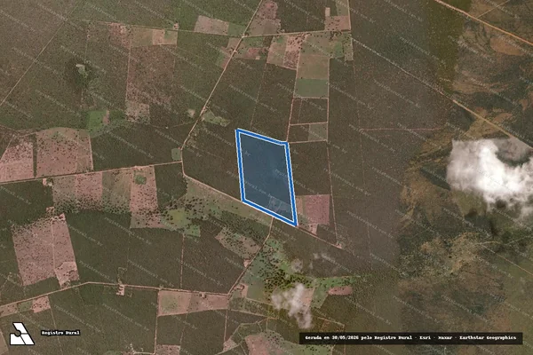 Imagem de satélite de P.A. JAPORÉ - LOTE 16 em Manga - MG