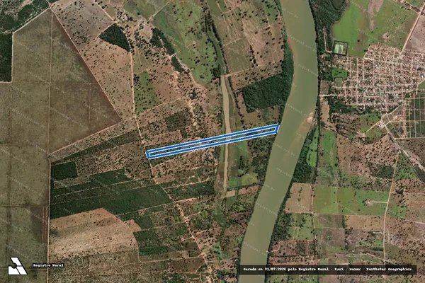 Imagem de satélite de FAZENDA VARGEM GRANDE - GLEBA 02 B em Buritizeiro - MG