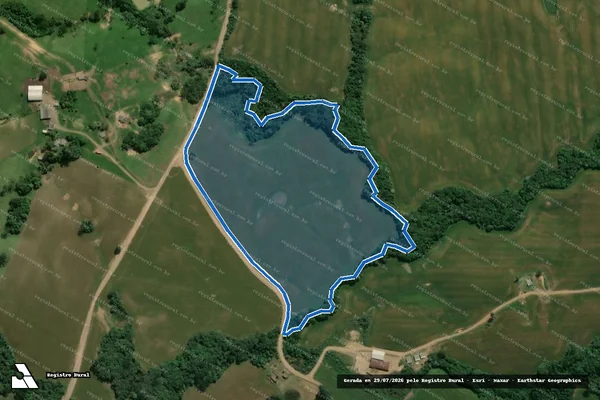 Imagem de satélite de Fazenda Danielly - Parte 3 em Reserva - PR
