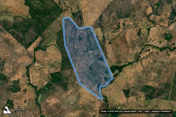 Imagem de satélite de FAZENDA ALEGRE - 001 em Estreito - MA