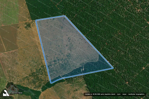 Imagem de satélite de FAZENDA KAIO - - em Tabaporã - MT