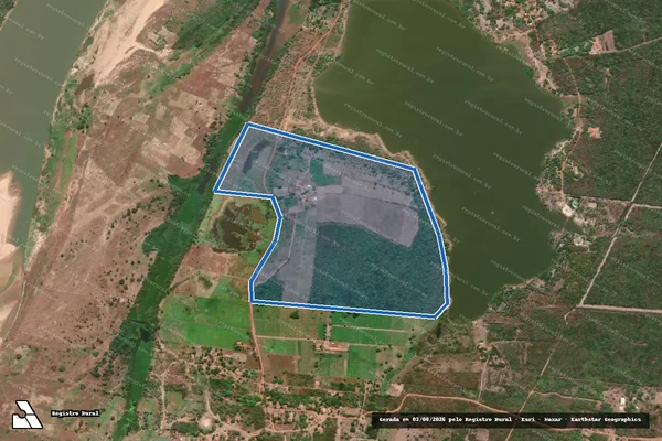 Imagem de satélite de FAZENDA NOSSA SENHORA DOS REMEDIOS - Parte 1 em Parnaíba - PI