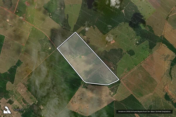 Imagem de satélite de Fazenda São Pedro - PARTE 2 em Barra do Bugres - MT